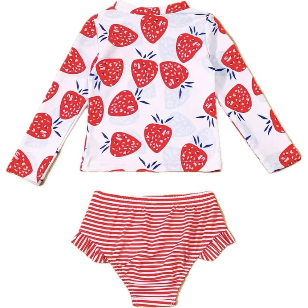 New baby girl rash guard swim suit 3-6 months